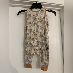 RAGS Birthday/ Party Bear Beige Romper